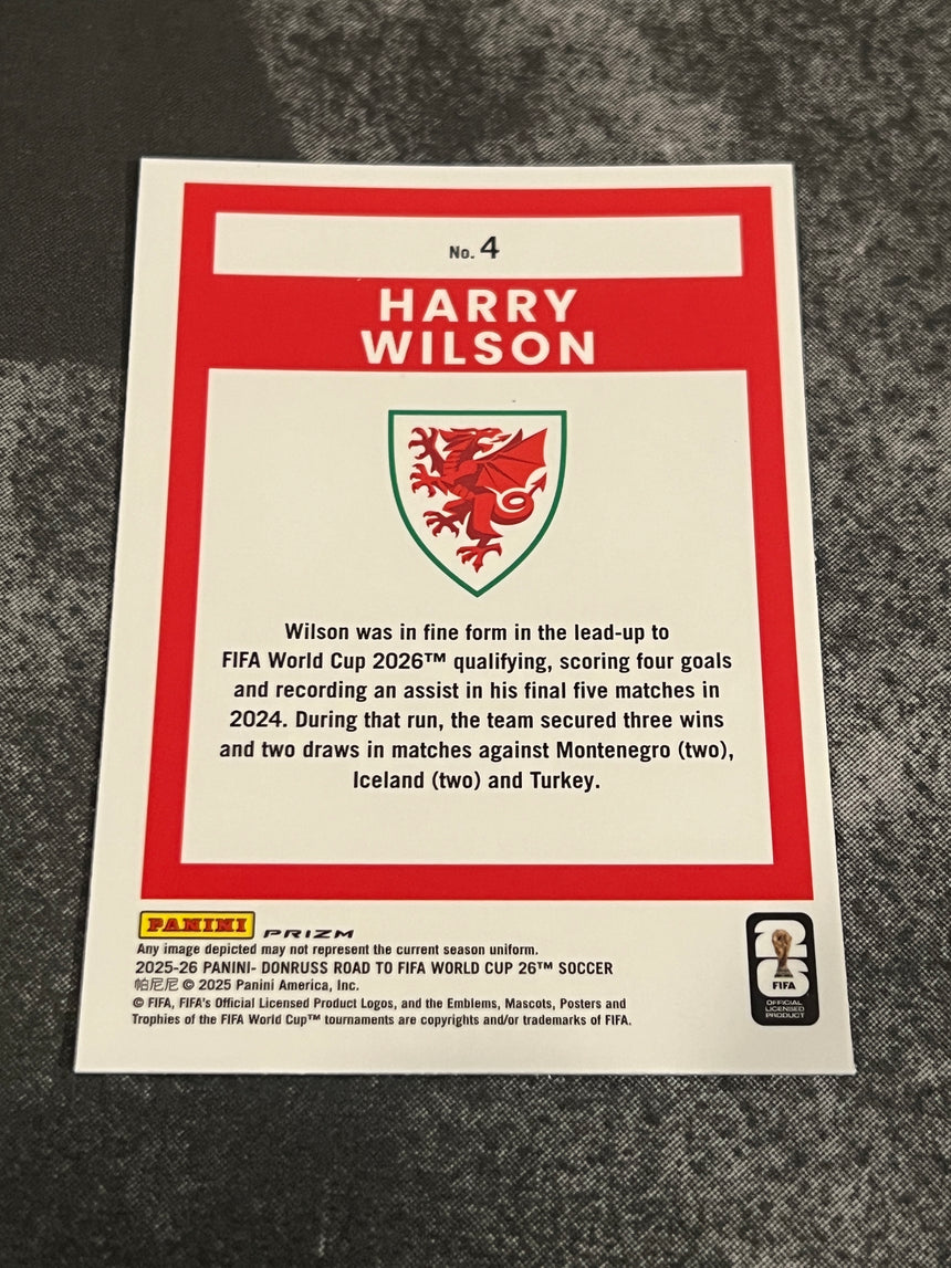 2025-26-donruss-road-to-fifa-world-cup-26-optic-prizm-harry-wilson-cymru-back