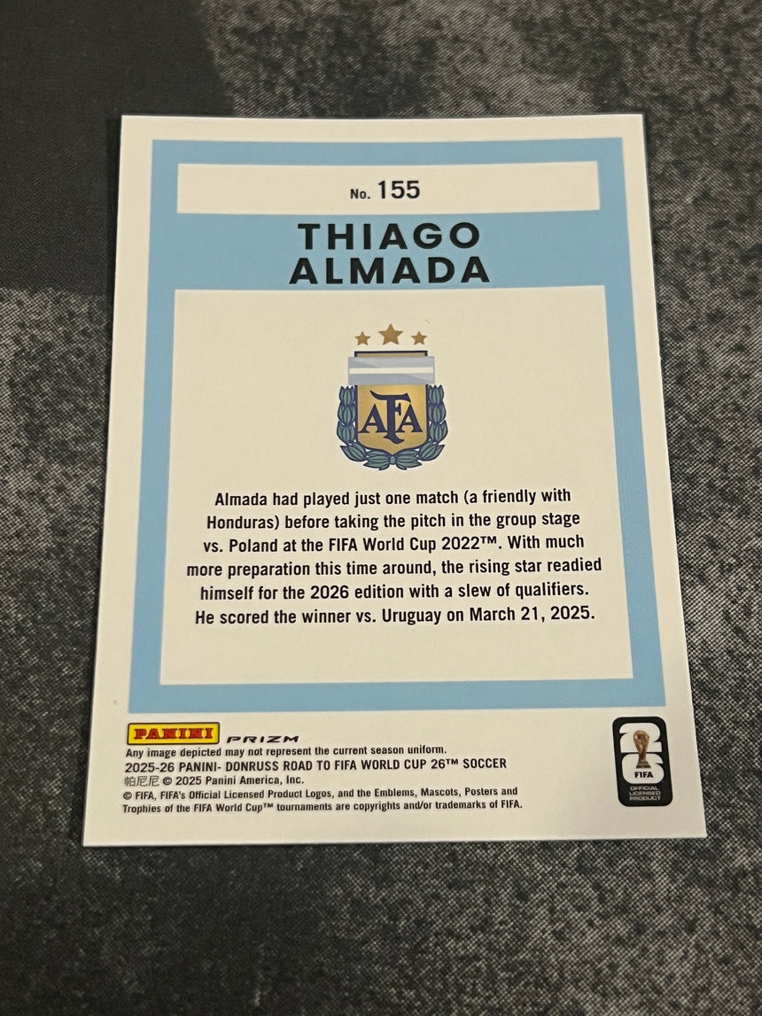 2025-26-donruss-road-to-fifa-world-cup-26-optic-prizm-thiago-almada-argentina-back