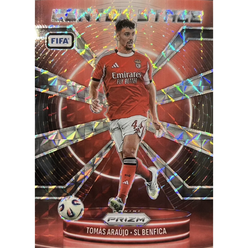 2025-26-panini-prizm-fifa-soccer-center-stage-silver-mosaic-prizm-tomas-araujo-sl-benfica-front