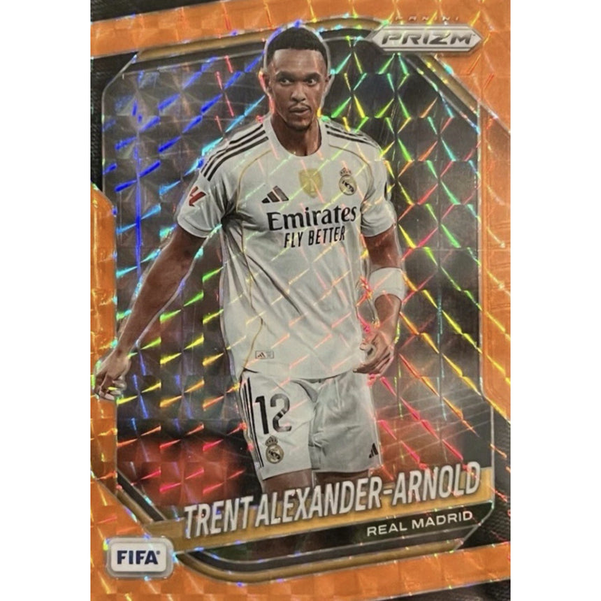 2025-26-panini-prizm-fifa-soccer-orange-mosaic-prizm-299-trent-alexander-arnold-real-madrid-front