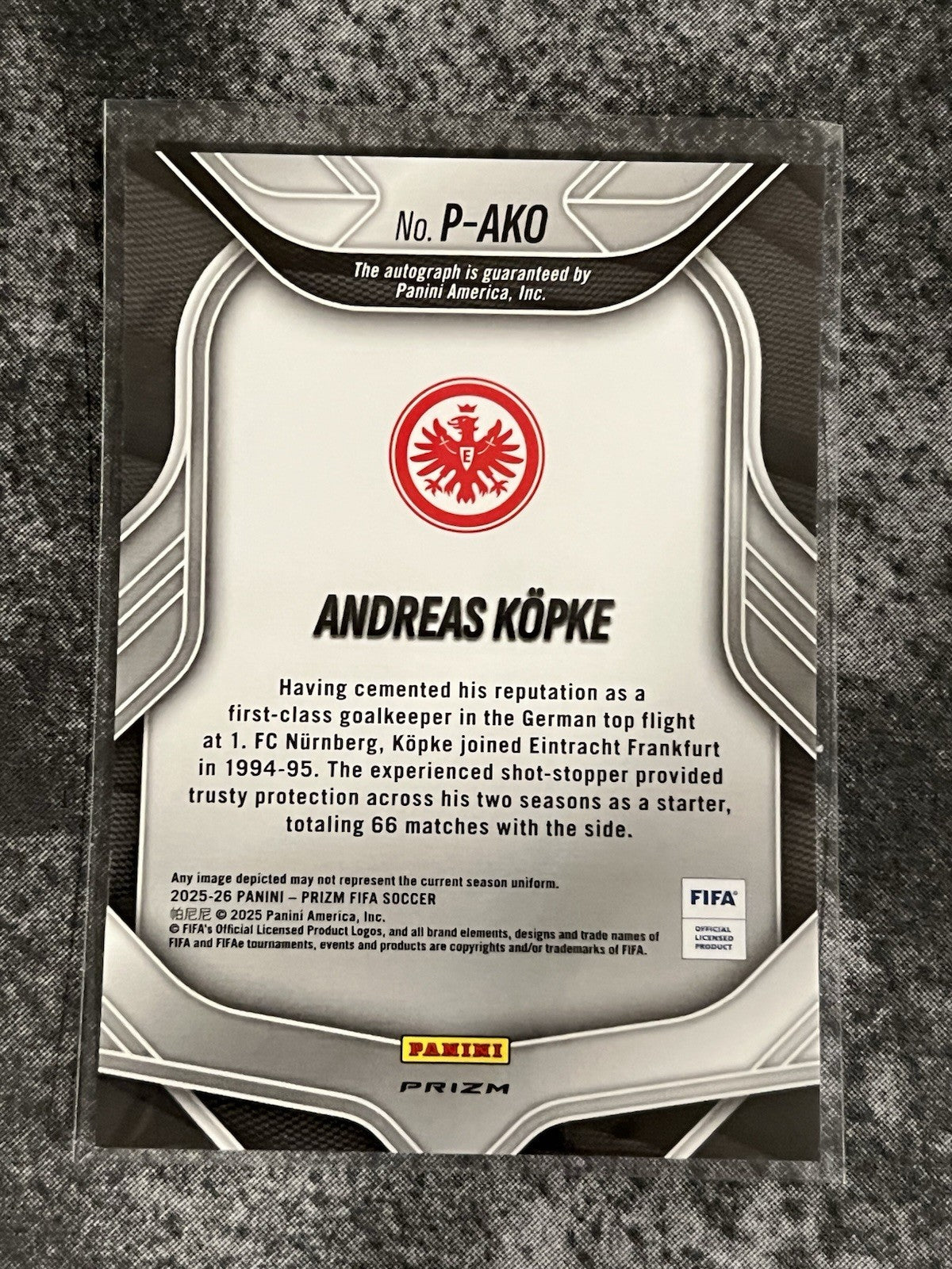2025-26 Panini Prizm FIFA Soccer Red Pulsar Prizm PENMANSHIP Auto