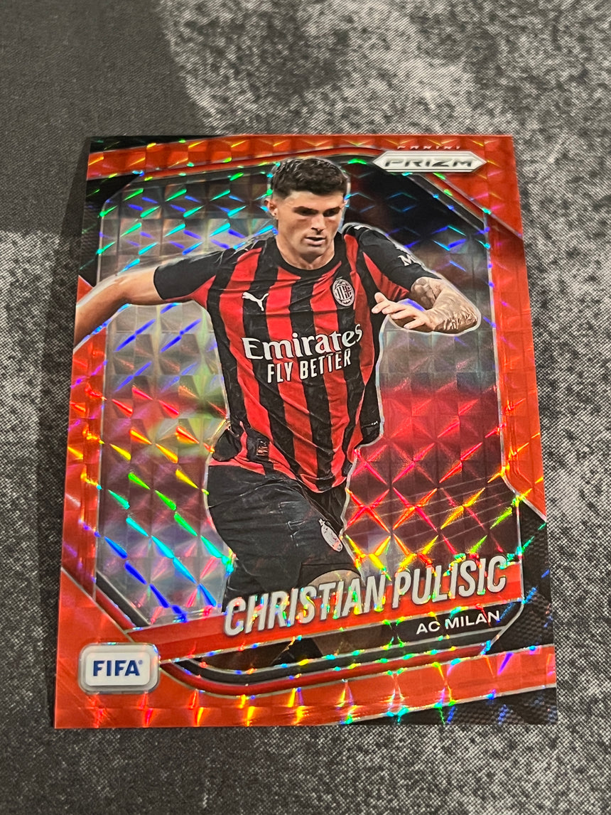 2025-26-panini-prizm-fifa-soccer-red-mosaic-prizm-christian-pulisic-ac-milan-additional-one