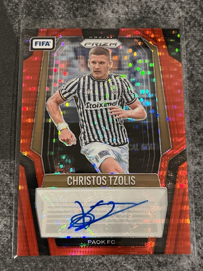 2025-26-panini-prizm-fifa-soccer-red-pulsar-auto-christos-tzolis-paok-fc-additional-four