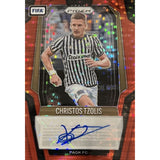 2025-26-panini-prizm-fifa-soccer-red-pulsar-auto-christos-tzolis-paok-fc-front