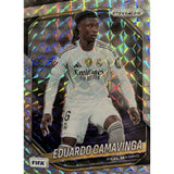 2025-26-panini-prizm-fifa-soccer-silver-mosaic-eduardo-camavinga-real-madrid-front