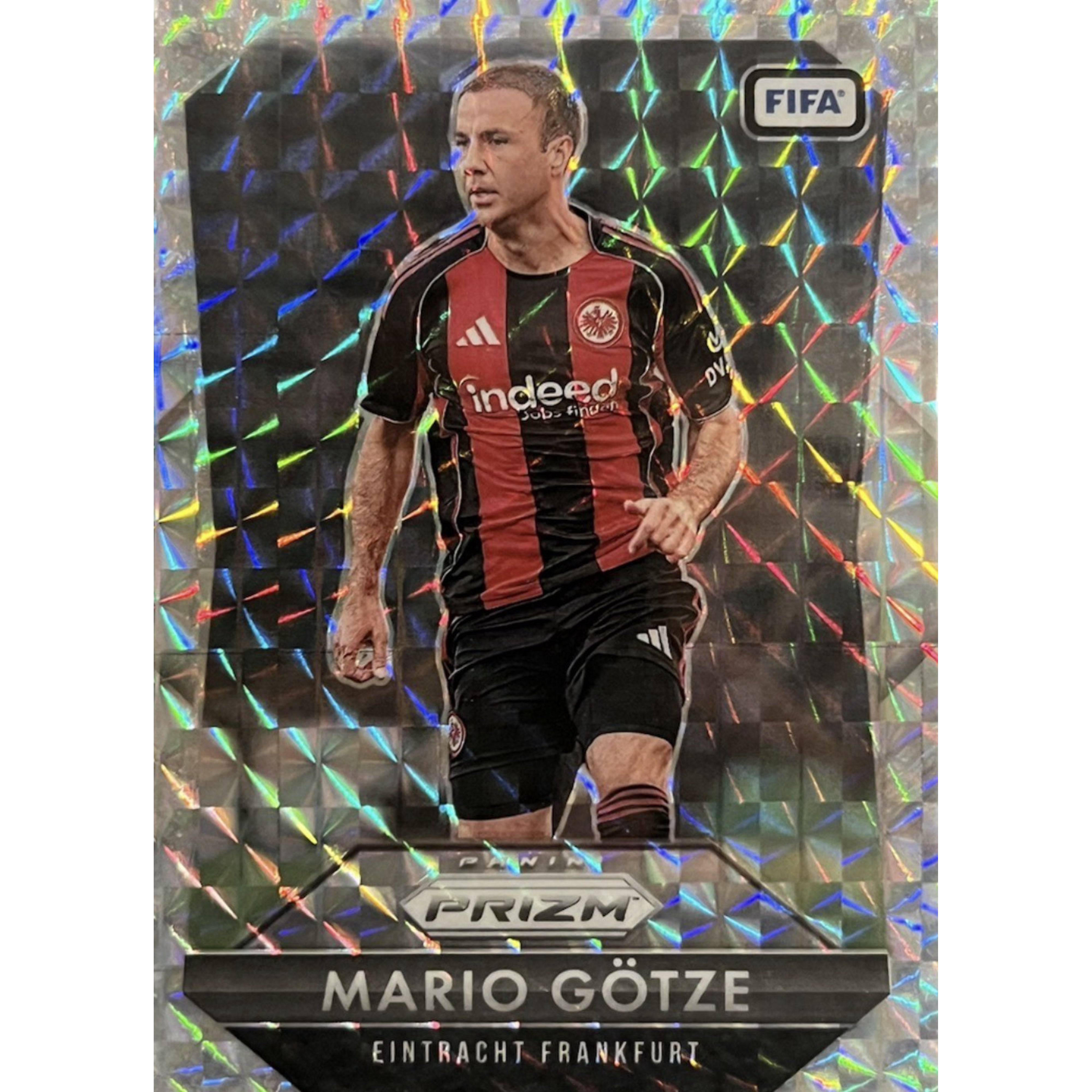 2025-26 Panini Prizm FIFA Soccer Silver Mosaic Prizm Flashback