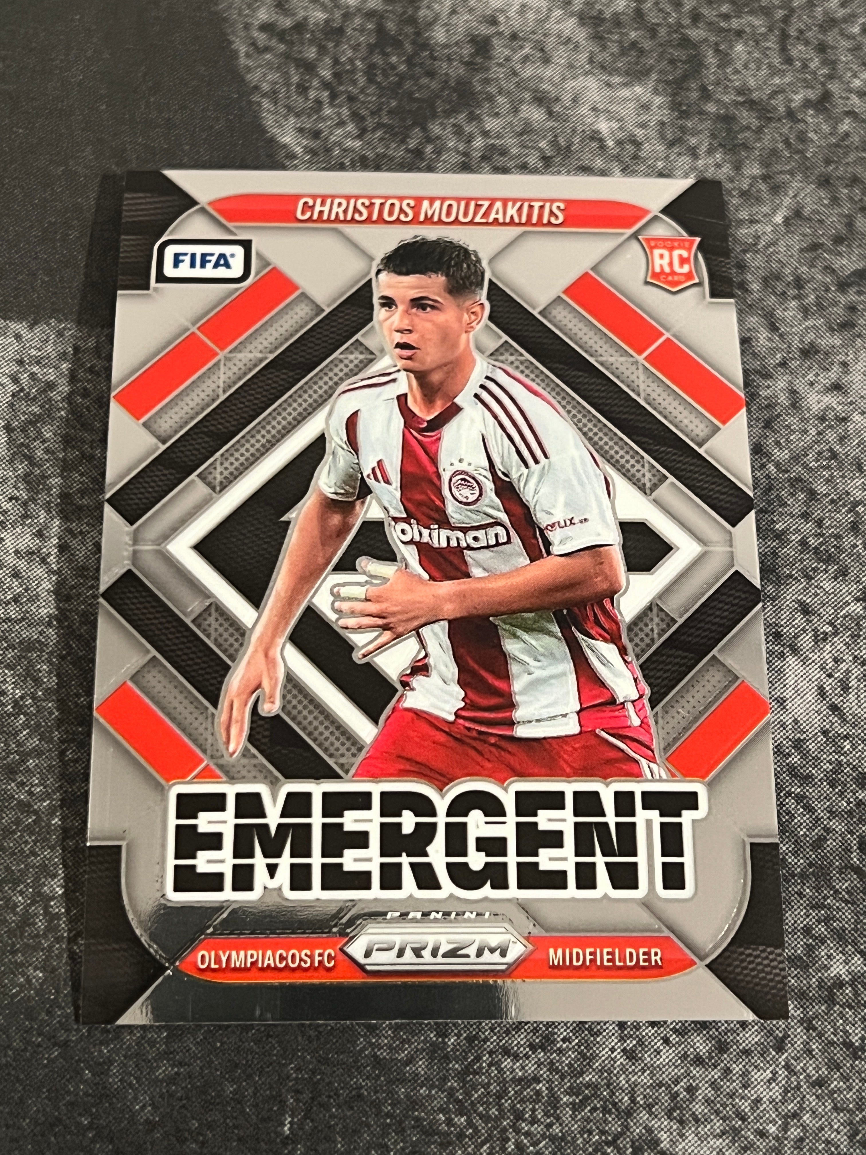 2025-26 Panini Prizm FIFA Soccer Rookie EMERGENT Christos