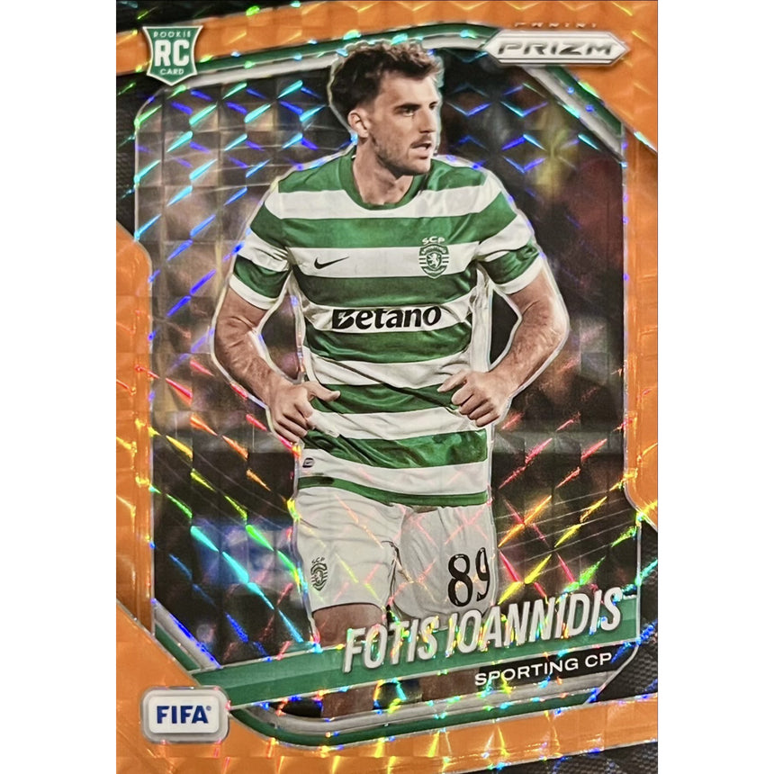 2025-26-prizm-fifa-soccer-orange-mosaic-prizm-fotis-ioannidis-299-sporting-cp-front
