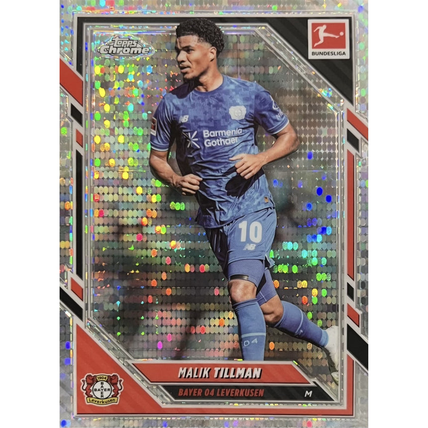 2025-26-topps-chrome-bundesliga-pulsar-malik-tillman-bayer-04-leverkusen-front
