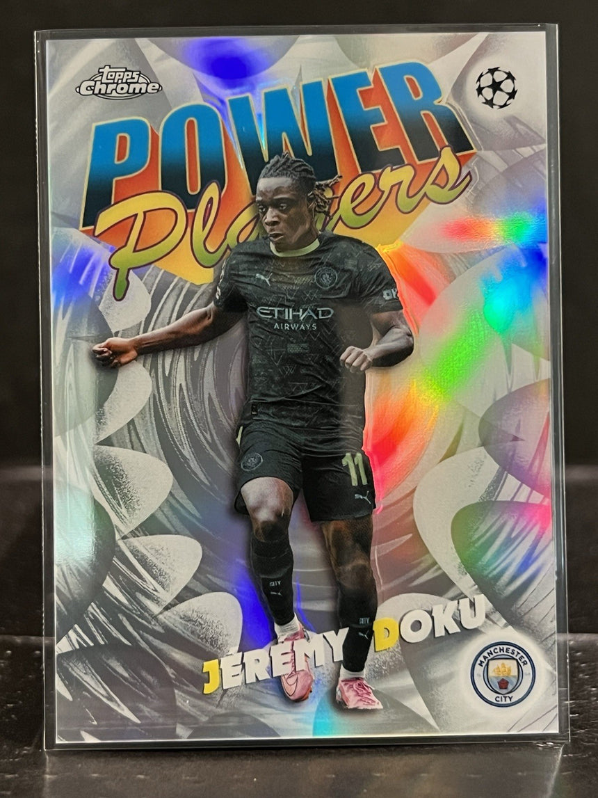 2025-26-topps-chrome-ucc-power-players-jeremy-doku-manchester-city-back