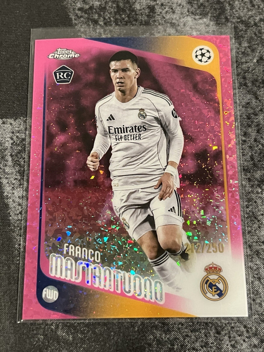 2025-26-topps-chrome-ucc-rookie-pink-mini-diamonds-franco-mastantuono-250-real-madrid-additional-two