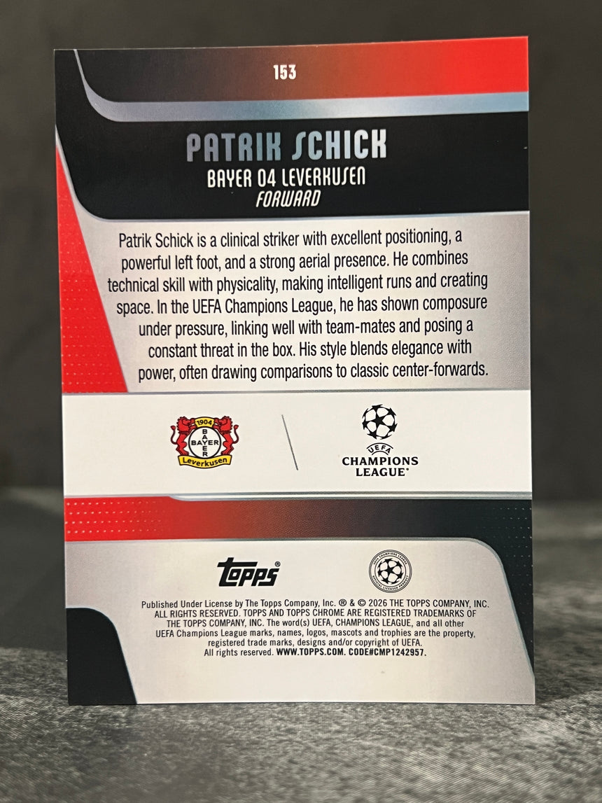 2025-26-topps-chrome-ucc-teal-lava-mini-diamond-patrik-schick-299-bayer-04-leverkusen-additional-one