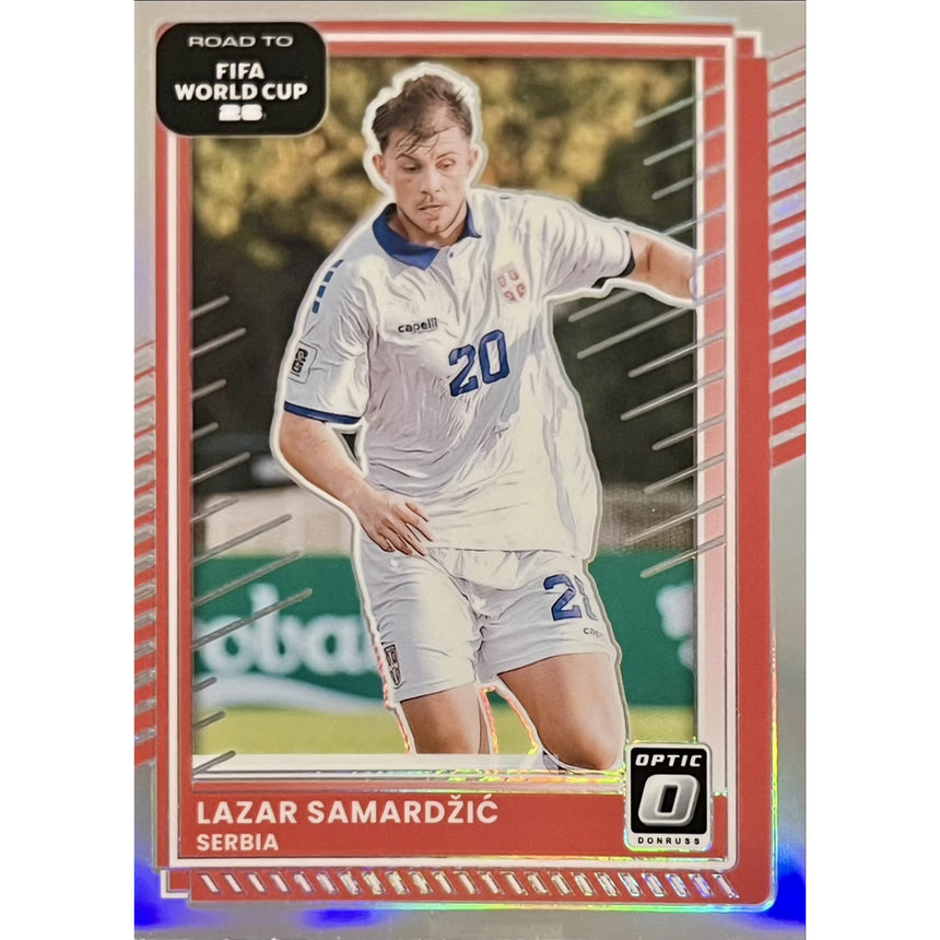 2025-panini-road-to-fifa-world-cup-26-lazar-samardzic-prizm-front