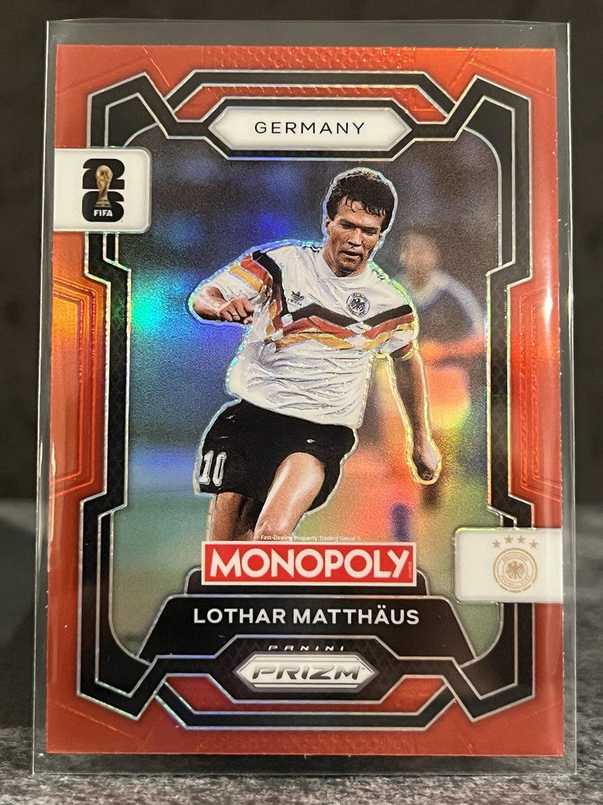 2026-panini-prizm-world-cup-monopoly-red-prizm-lothar-matthaus-germany-back