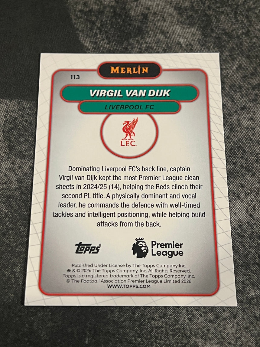 2026-topps-merlin-premier-league-raywave-virgil-van-dijk-liverpool-fc-back