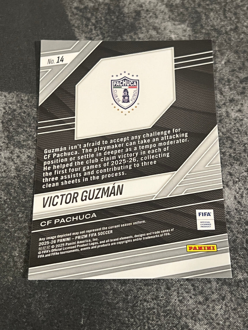 2025-26 Prizm FIFA Soccer Victor Guzman FEARLESS CF Pachuca