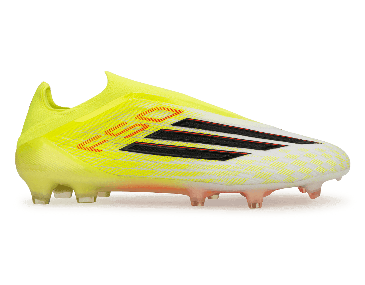 adidas Men's F50 Elite Laceless FG Solar Yellow/Black/Red – Azteca