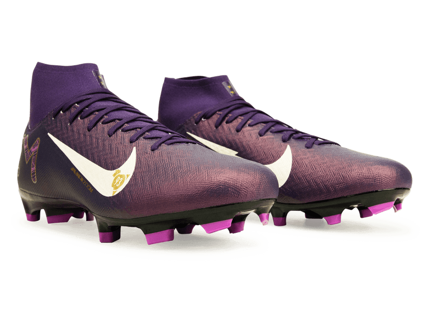 Nike Men's Zoom Mercurial Superfly 10 Academy KM FG/MG Grand Purple/Pale Ivory Together