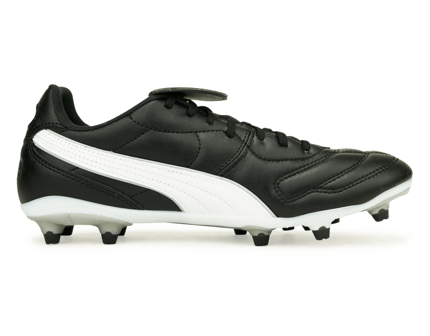 PUMA Men's King Liga FG/AG Black/White Side