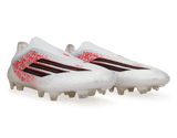 adiads Men's F50 Elite 'Lamine Yamal' Laceless FG White/Black/Red Together