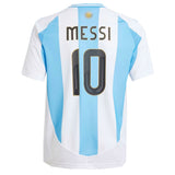 adidas Argentina Kids Home Stadium 2024/25 Jersey w/ Messi #10 Back