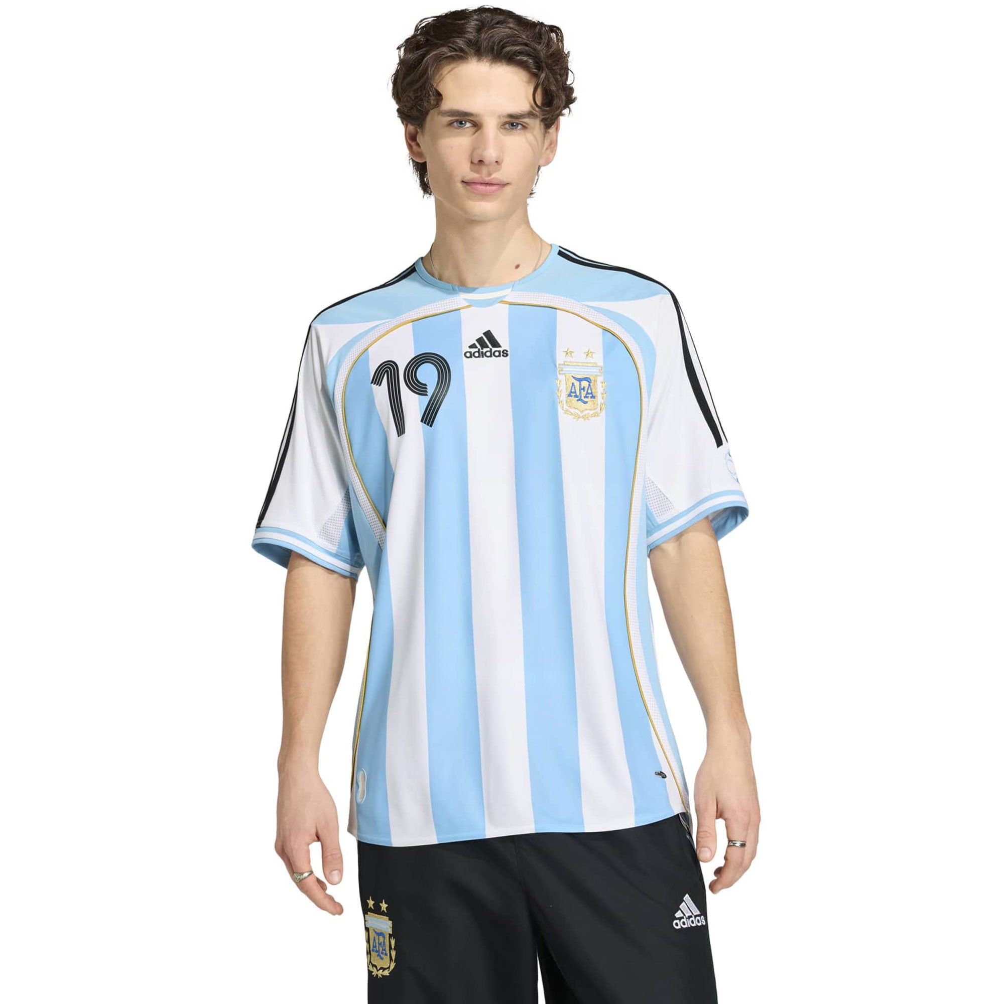 adidas アルゼンチン代表 MESSI 19 XL adidas Argentina Men's Home Stadium 2006 Soccer Jersey w/ Messi