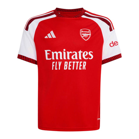 adidas Arsenal FC Kids Home Stadium 2026/27 Jersey Red Front
