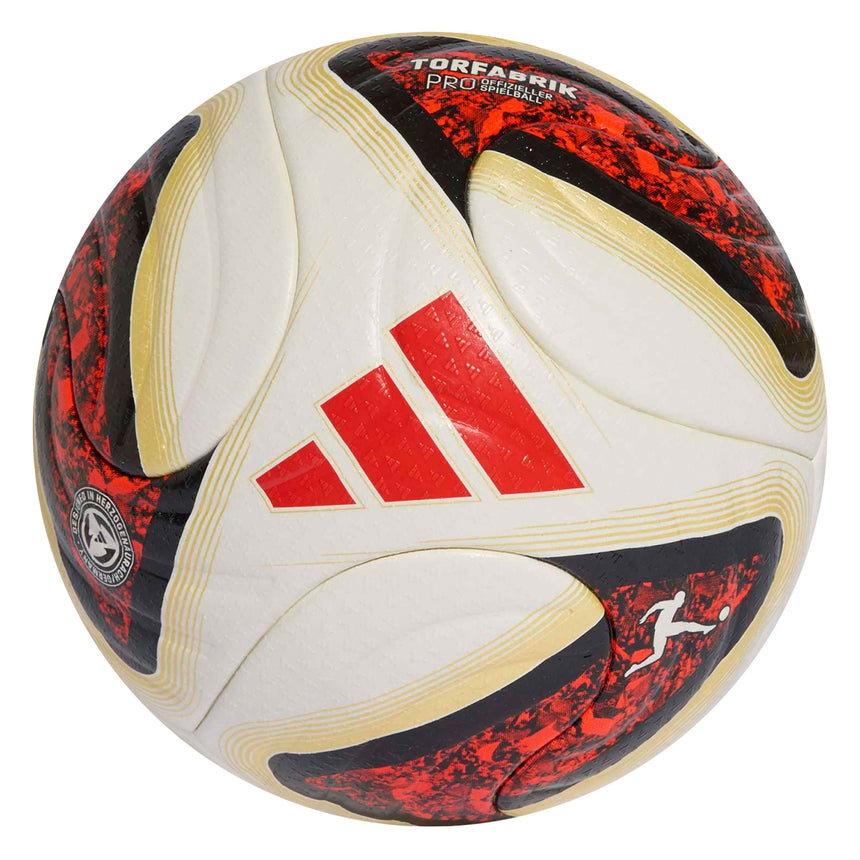 adidas Bundesliga 2026/27 Torfabrik Pro Ball White/Red Front