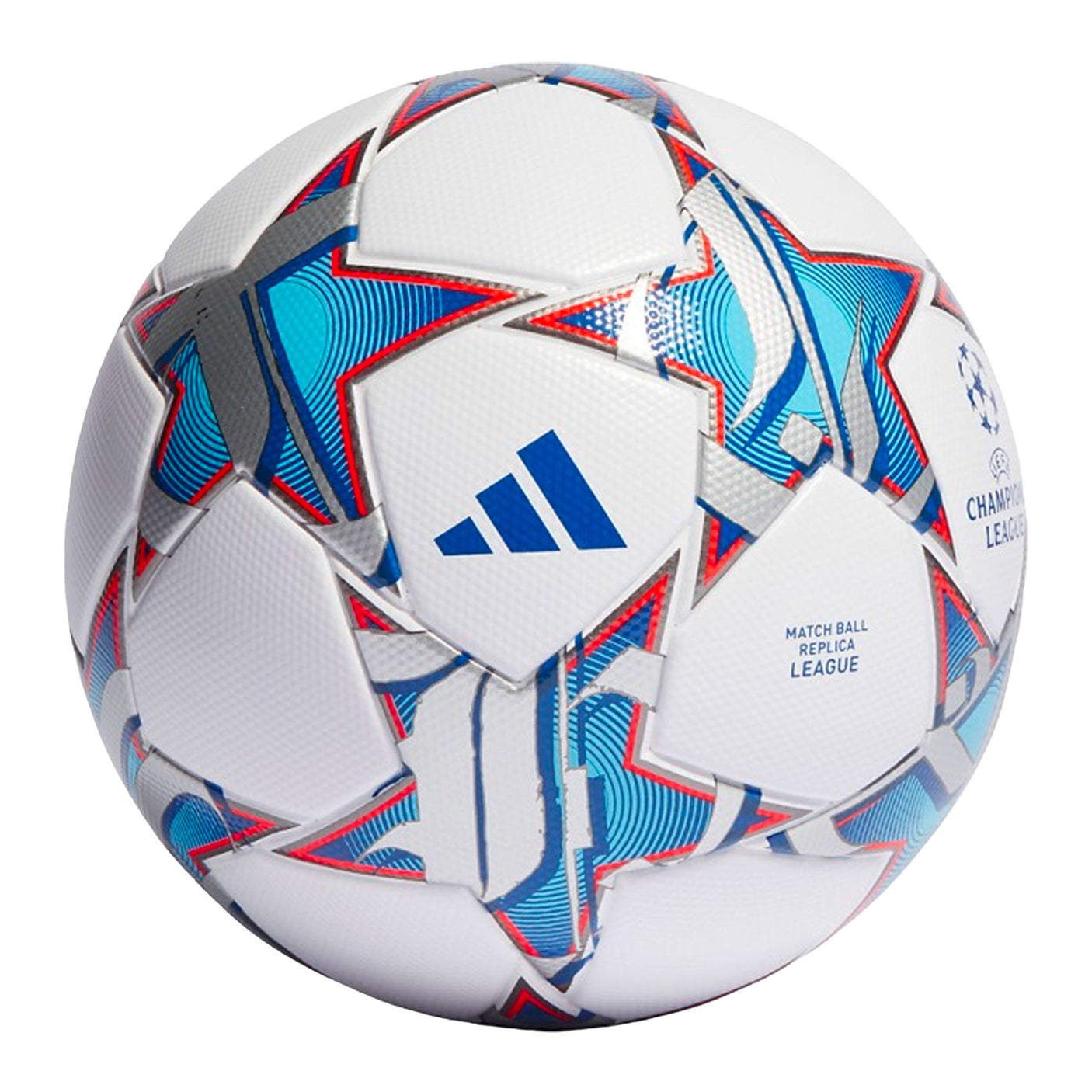 adidas Champions League 2023/24 UCL Ball White/Silver/Blue Front