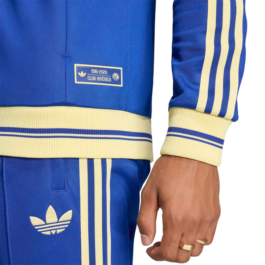 adidas Club America Men's 110th Anniversary Track Jacket Blue Hem