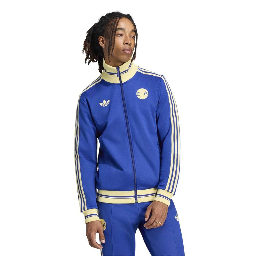 adidas Club America Men's 110th Anniversary Track Jacket Blue Model