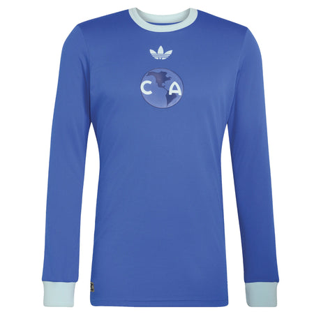 adidas Club America Men's Anniversary 2026/27 Long Sleeve Jersey Blue Front