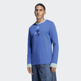 adidas Club America Men's Anniversary 2026/27 Long Sleeve Jersey Blue Model