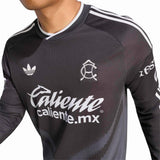 adidas Club America Men's Away Stadium Long Sleeve 2026/27 Jersey Black Crest