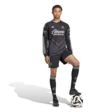 adidas Club America Men's Away Stadium Long Sleeve 2026/27 Jersey Black Model