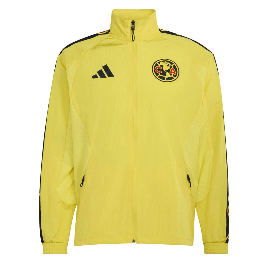 adidas Club America Men's Home Anthem 2026/27 Jacket Yellow Front