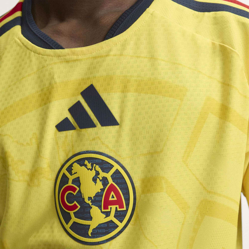adidas Club America Men's Home Climacool+ 2026/27 Jersey Yellow Crest