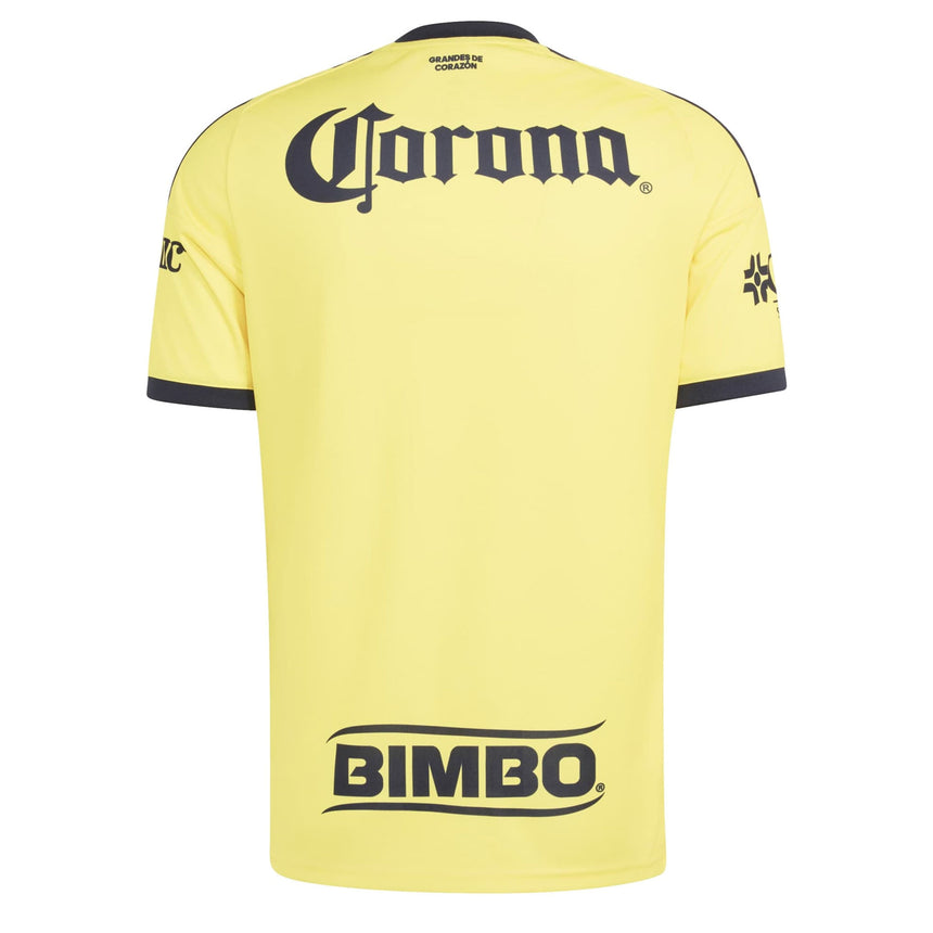 adidas Club America Men's Home Stadium 2026/27 Jersey Yellow Back