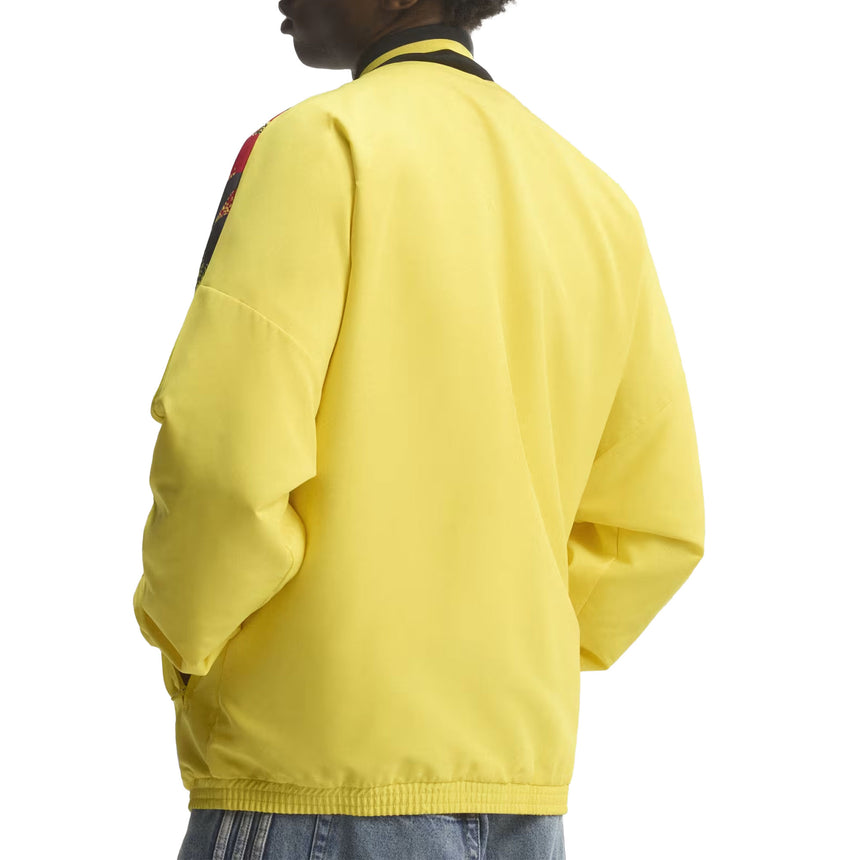 adidas Club America Men's Track Jacket Yellow Back