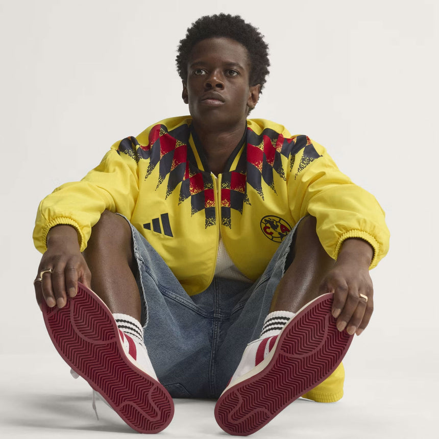 adidas Club America Men's Track Jacket Yellow Model