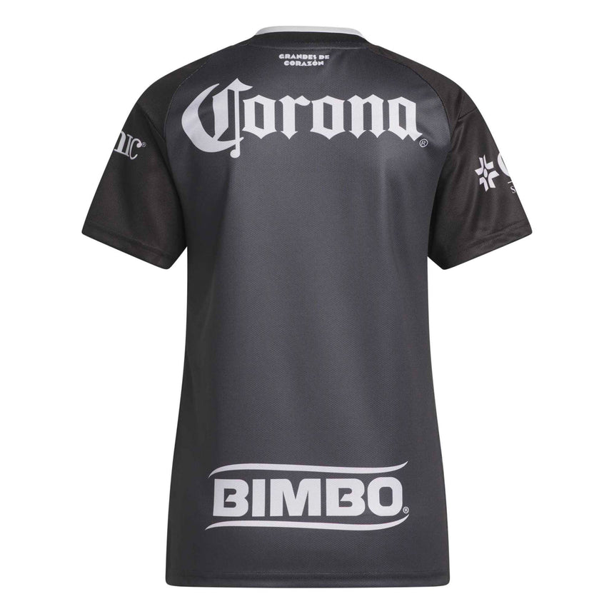 adidas Club America Women's Away Stadium 2026/27 Jersey Black Back