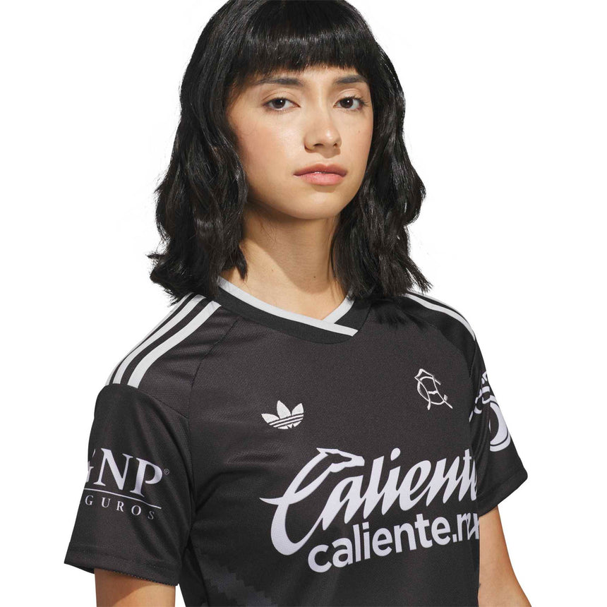 adidas Club America Women's Away Stadium 2026/27 Jersey Black Crest