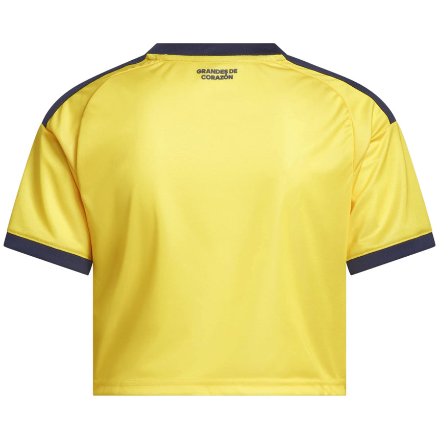 adidas Club America Women's Home Cropped 2026/27 Jersey Yellow Back