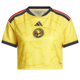 adidas Club America Women's Home Cropped 2026/27 Jersey Yellow Front