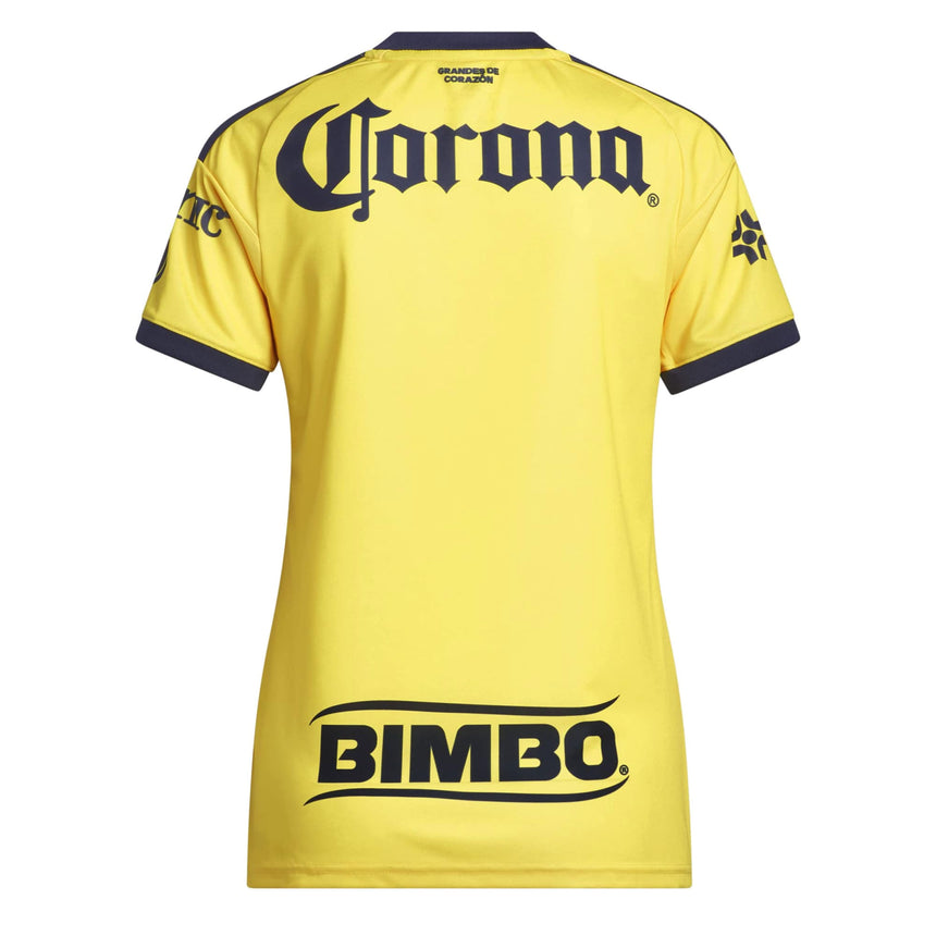 adidas Club America Women's Home Stadium 2026/27 Jersey Yellow Back