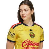 adidas Club America Women's Home Stadium 2026/27 Jersey Yellow Crest