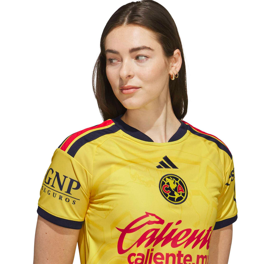 adidas Club America Women's Home Stadium 2026/27 Jersey Yellow Crest