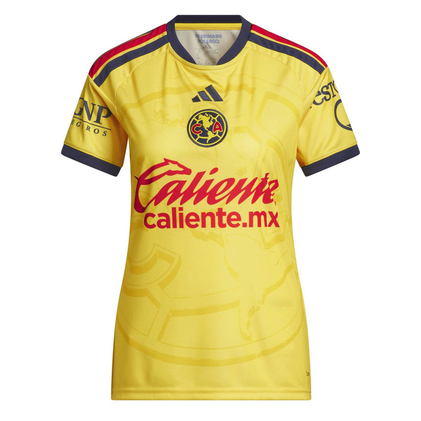 adidas Club America Women's Home Stadium 2026/27 Jersey Yellow Front