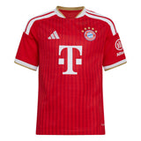 adidas FC Bayern Munich Kids Home Stadium 2026/27 Jersey Red Front