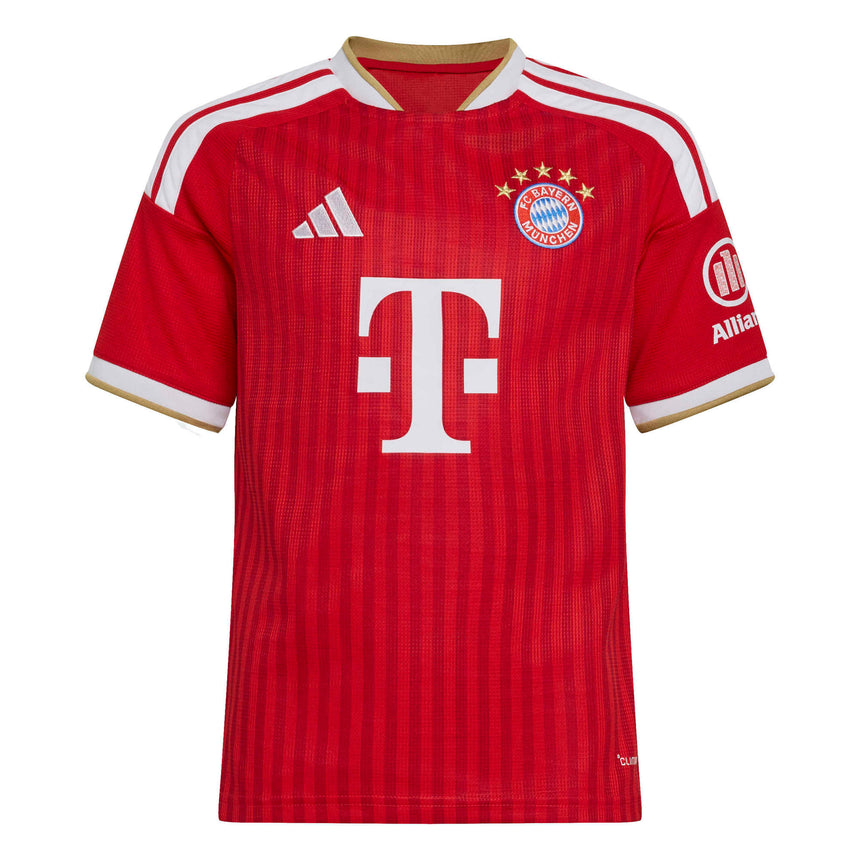 adidas FC Bayern Munich Kids Home Stadium 2026/27 Jersey Red Front